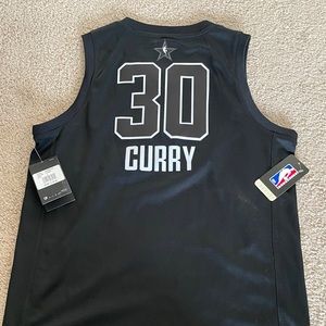 NWT! Golden State Steph Curry Youth L Jersey.